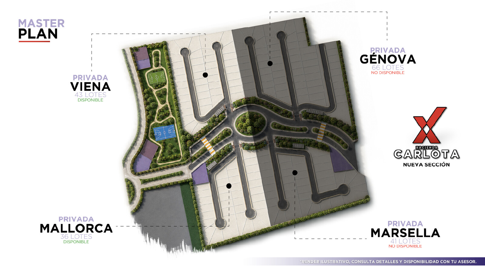 Master Plan Hacienda Carlota nueva sección